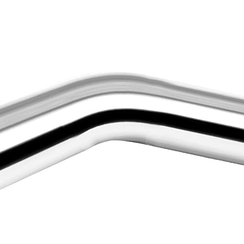 2.5″ OD Stainless Steel Pipe Mandrel Bend 2FT Length, T304 Stainless 45 Degree