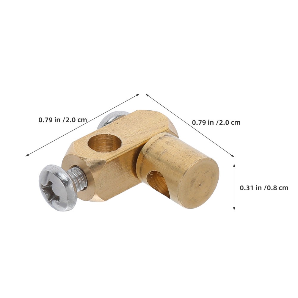 6Pcs Brass Sink Drain Joint Set Reusable Universal Lift Rod Accessories