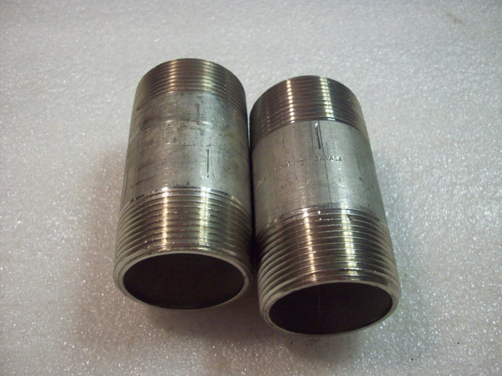 (2) pcs. 1-1/2″ Mnpt X 3-1/2″ Stainless Steel Pipe Nipples 304 and M316 Sch 40