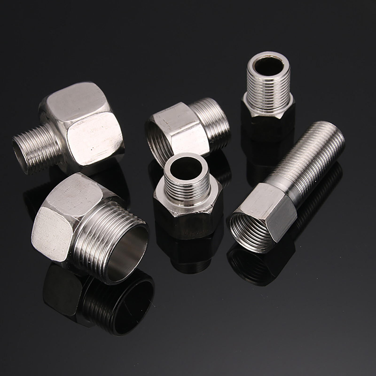 BSP Female to Male Stainless Steel Reducer Pipe Fitting Water Adapter Connector