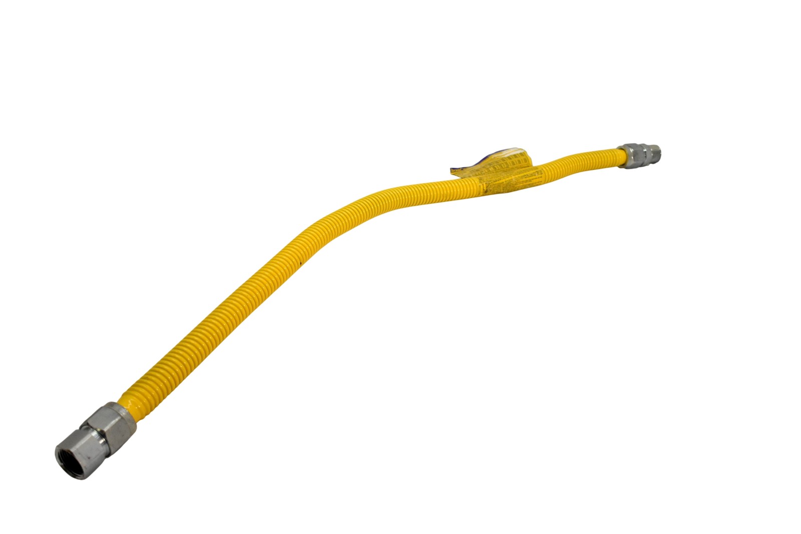 BrassCraft Gas Connector 7/8 OD X 36 In Stainless CSSB21-36 3/4 FIP MIP Yellow
