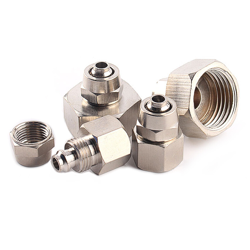 Brass BSP Female Thread End Quick Connector Air Hose Twist Lock Coupler Fittings
