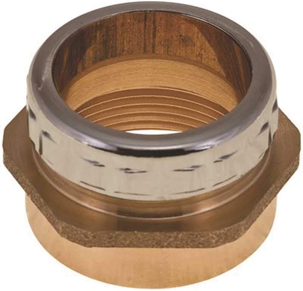 Trap Adapter, 1-1/2 in. x 1-1/2 in. Brass
