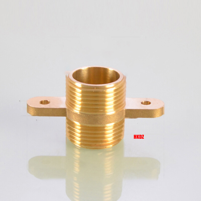 Brass Pipe Fittings BSP Female/Male Thread Flange Fixed Connector Water Adapter