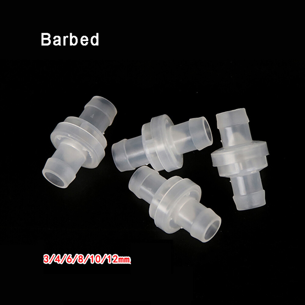 Plastic Non Return Valve One Way Check Valve Φ3mm-12mm Fuel Air Water Tube Hose