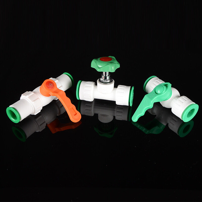PPR Pipe Ball Valve/Shut-off Valve 20mm 25mm 32mm Quick Plug Fitting Adapter