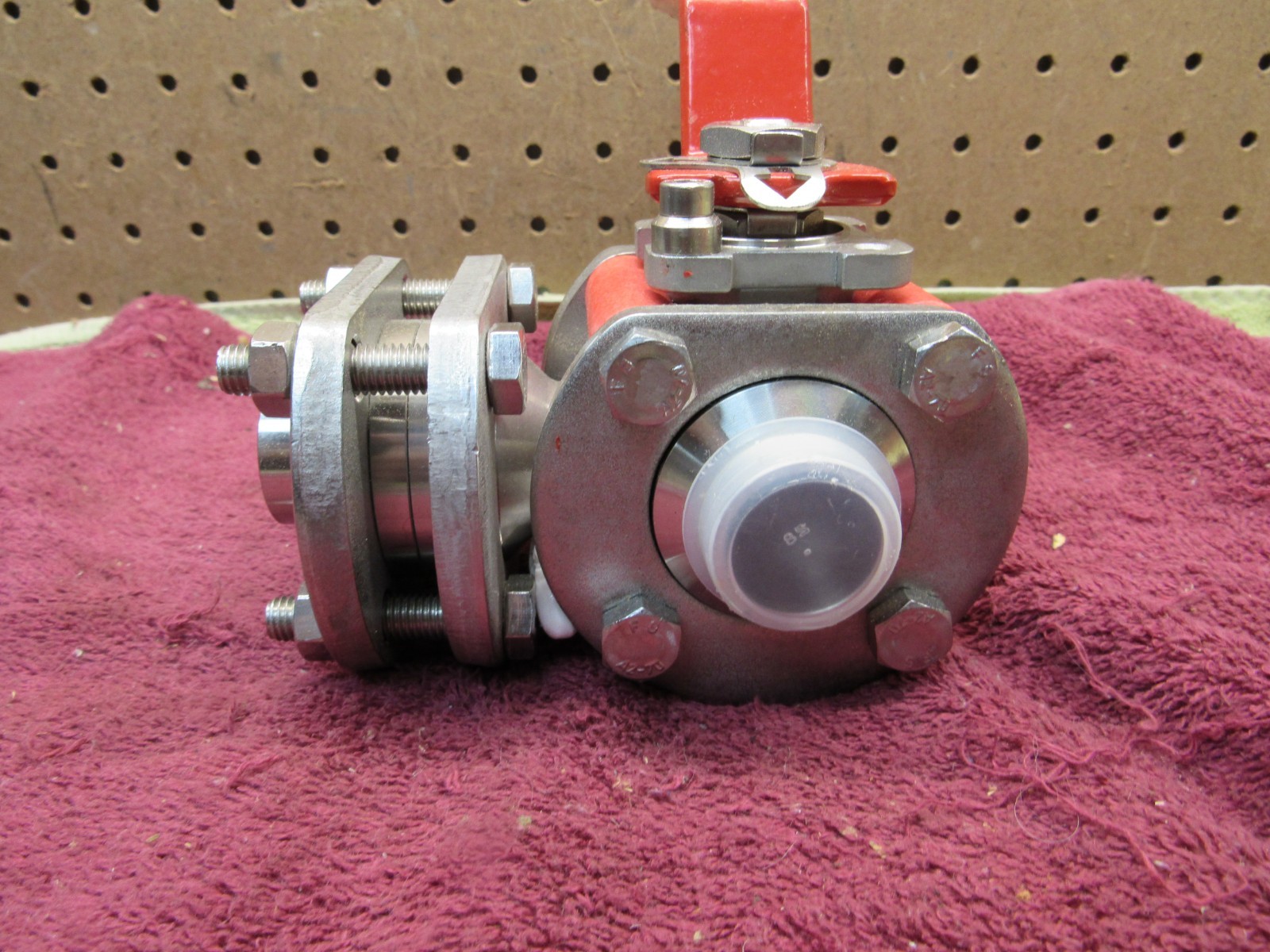MECA-INOX PN100 PI20/PR25 HF 8505 SS BALL VALVE SHUTOFF MH 1.4409