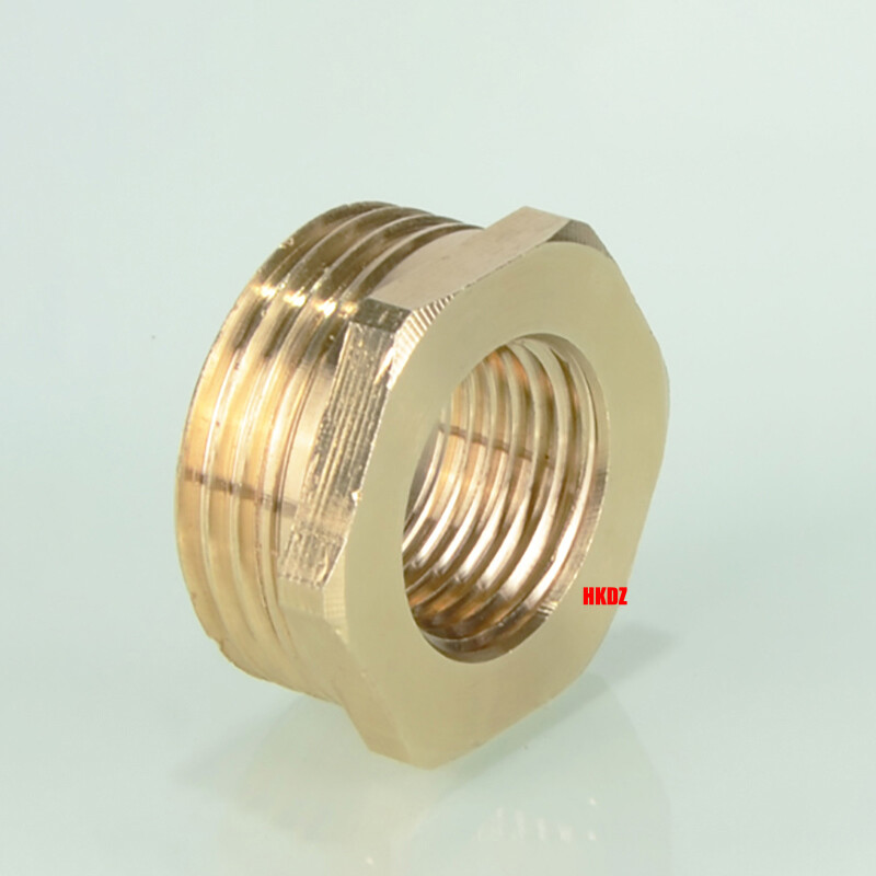 1/8″ ~1″ BSP Brass Reducing Hexagon Thread Fittings Bush Male To Female Adaptor