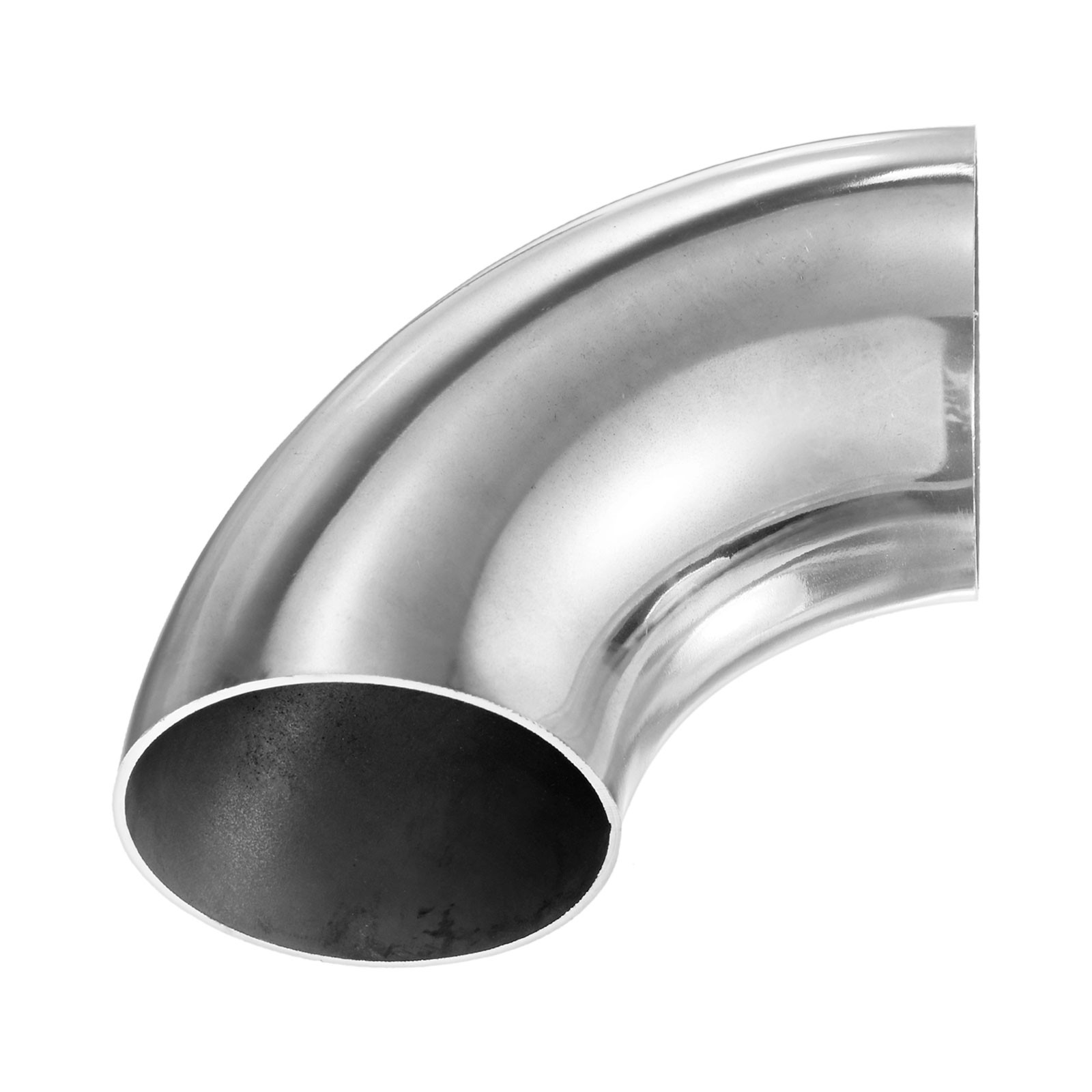 2-Pack OD 2.2 Inch 90 Degree Mandrel Bend Elbow, Thicken 1.5 mm Height 95 mm