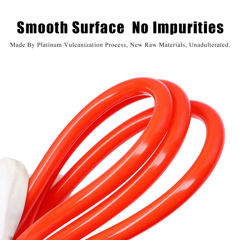 Red Silicone Tube Food Grade Beer Milk Flexible Hose Pipe Soft Rubber 0.5mm-25mm