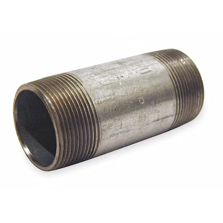 Beck 0331029801 1-1/4″ Mnpt X 5-1/2″ Tbe Galvanized Steel Pipe Nipple Sch 40